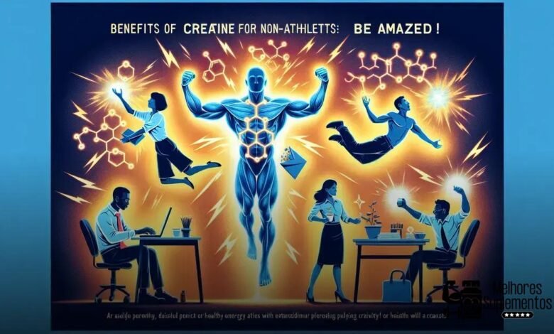 benefícios da creatina para não atletas