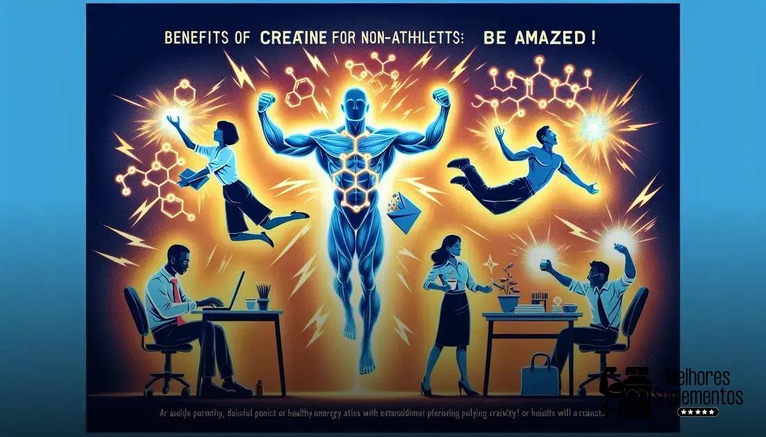 benefícios da creatina para não atletas