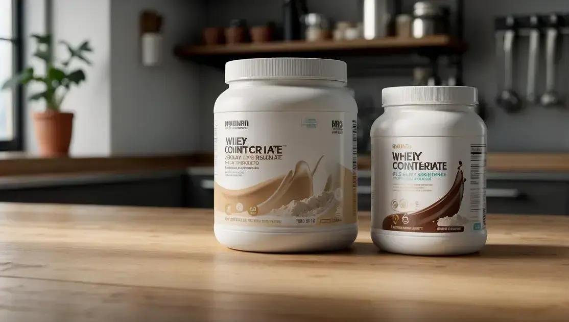 Whey concentrado ou isolado: qual escolher para seu objetivo?