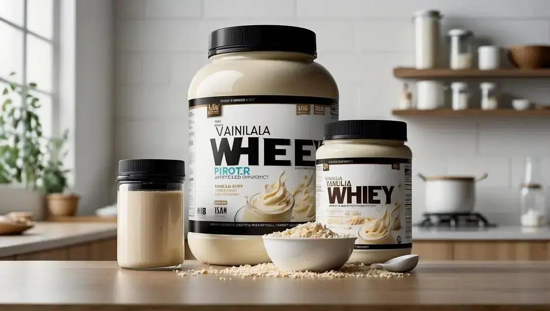 Whey Protein Baunilha é eficaz ou é só sabor? Descubra agora