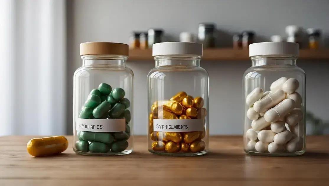 Suplemento natural ou industrializado: qual a melhor escolha?