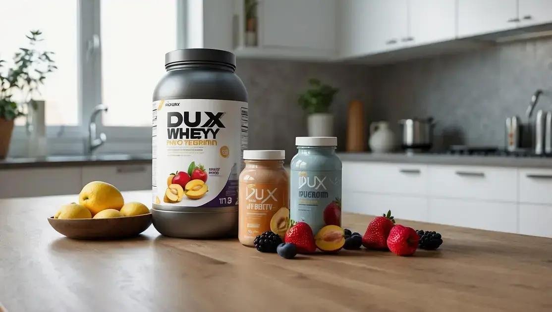 Whey Protein Dux é bom? Análise de sabor, resultados e custo-benefício