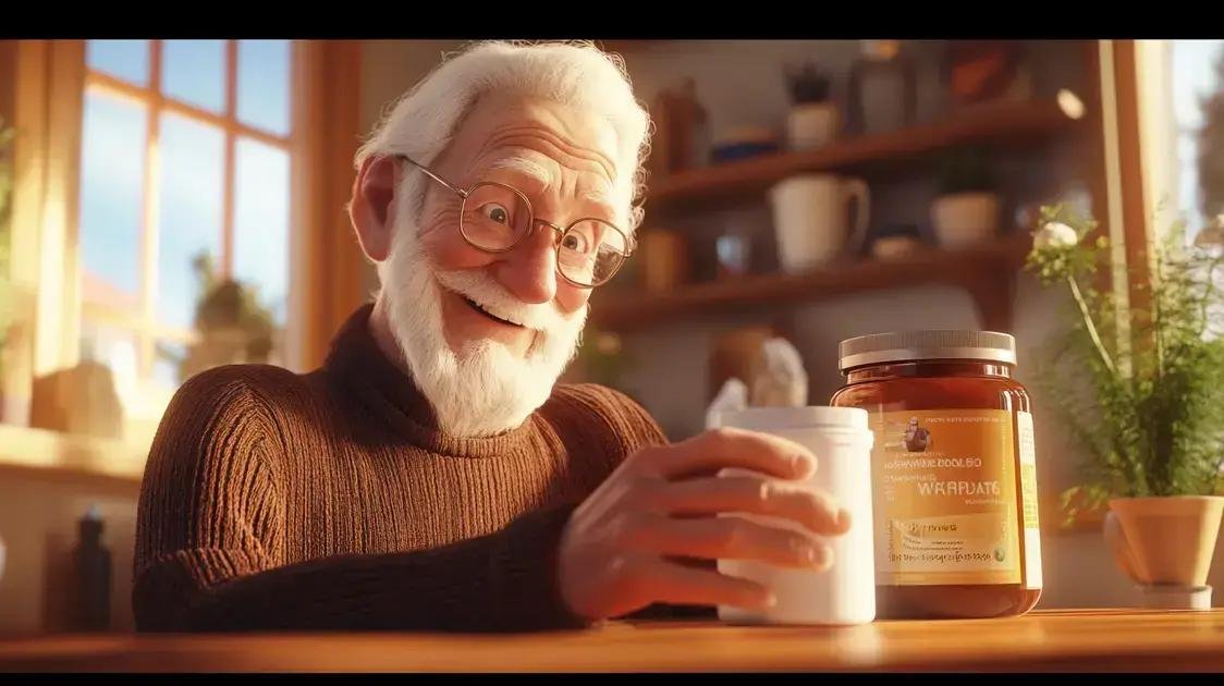 Whey Protein e Creatina na dieta de idoso