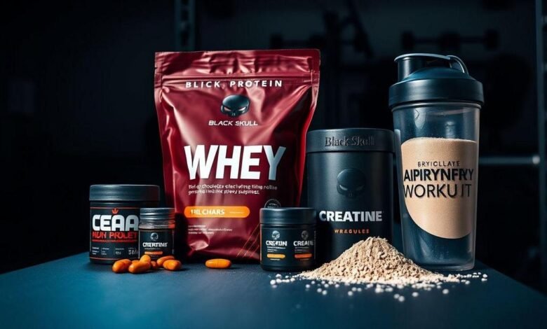Combo Whey Protein Turbo + Bcaa + Creatina - Black Skull (Chocolate)
