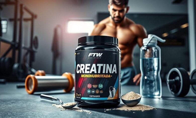 FTW Creatina Monohidratada 100% Pura - Explosão de Energia, Força e Resistência - Absorção Rápida para Ganho de Massa e Performance