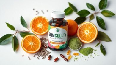 SLIMSCULPTY Suplemento vitamínico + Cromo + Spirulina + Laranja Moro + Chia + Cafeína + Vitamina B12