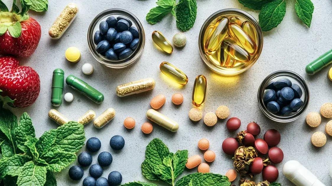 Suplementos essenciais para a saúde após os 30 anos: descubra os mais eficazes