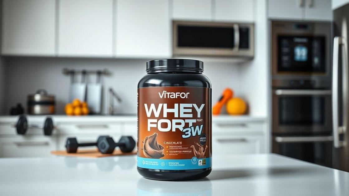 Vitafor - Whey Fort 3W - 900g - Chocolate