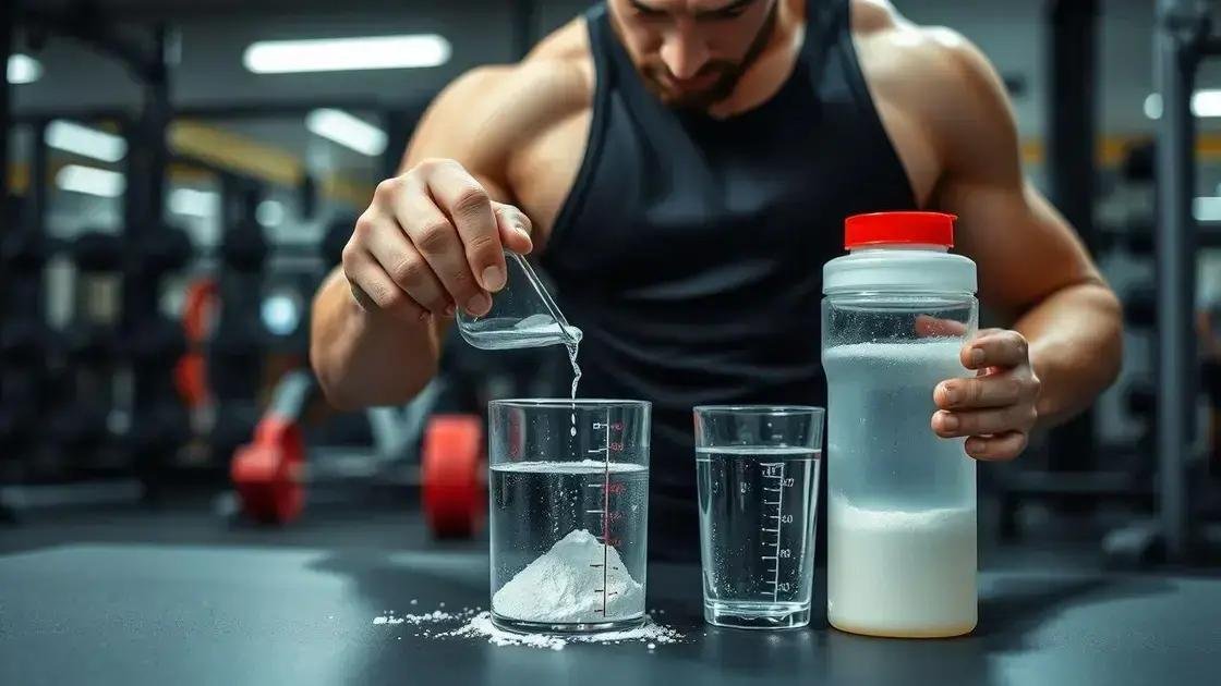 Descubra o melhor horário para consumir creatina e maximizar seus resultados